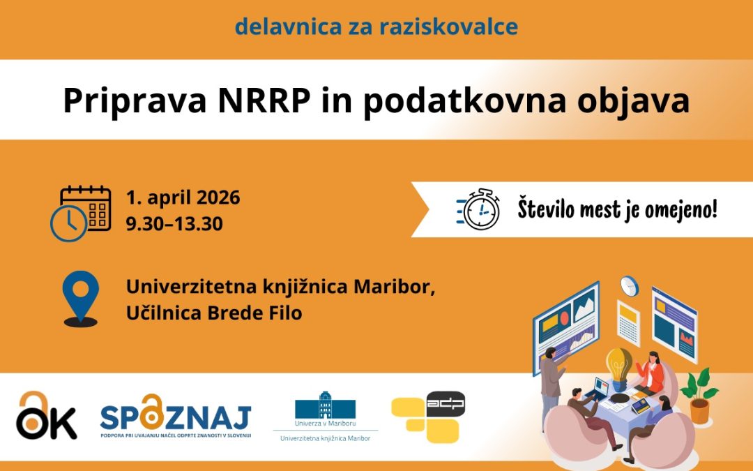 Delavnica na UKM: Priprava NRRP in podatkovna objava